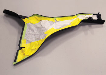 Over Spray Mask – Before